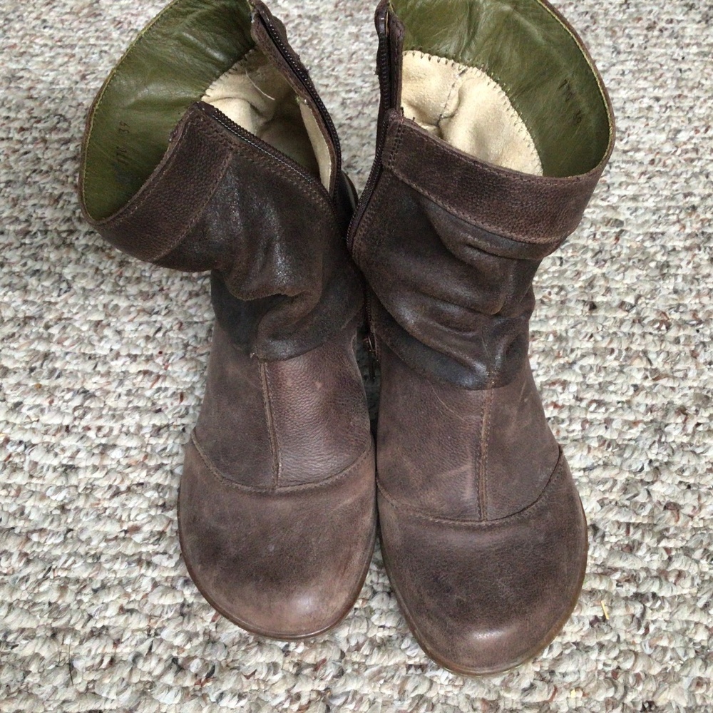 Brown Leather Boots